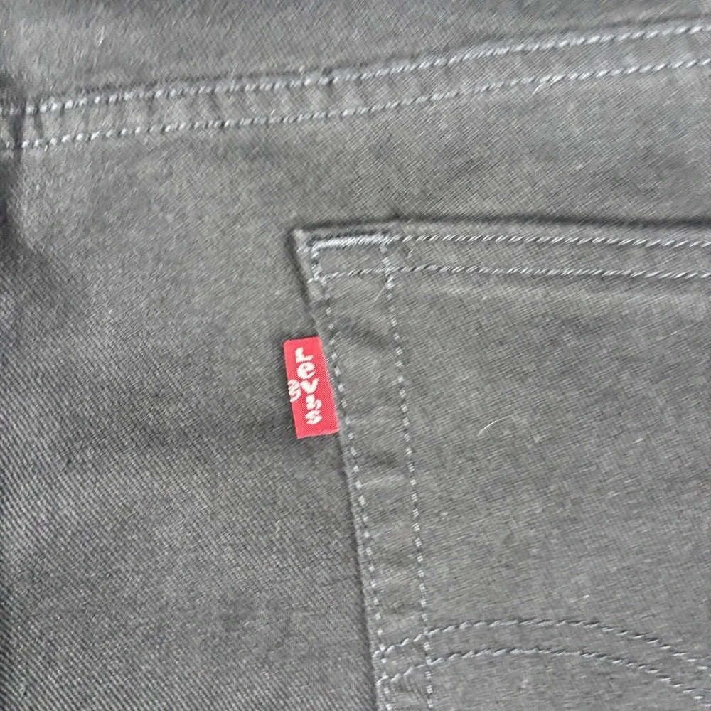 Levi's 541 Jeans Mens 42x30 Athletic‎ Taper Black Straight Denim Classic Casual